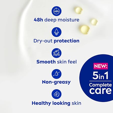 NIVEA Body Milk, Shea Smooth, 400ml
