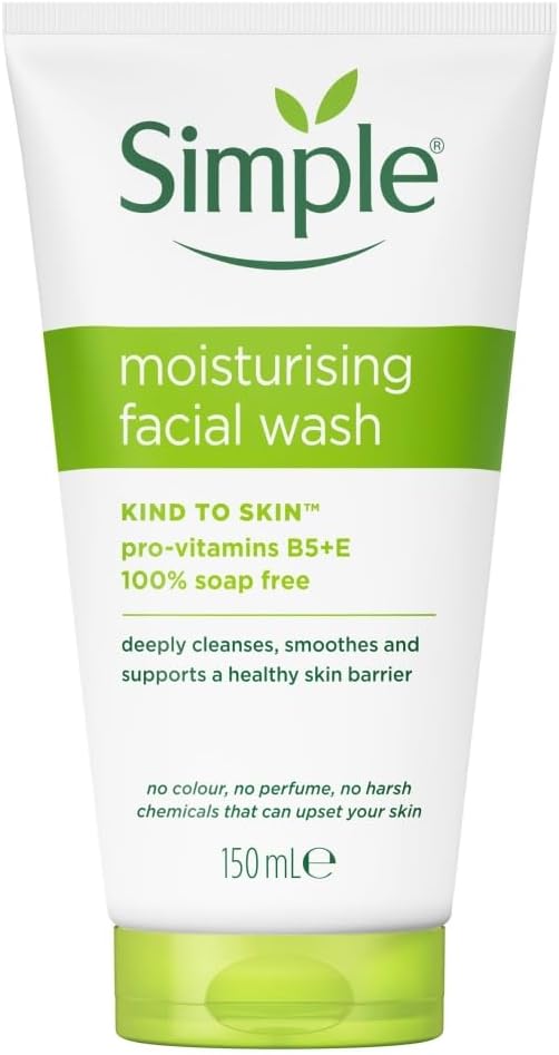 Simple Moist Foam Face Wash, 150 ml.