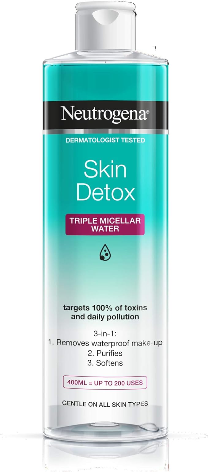 Neutrogena Skin Detox Triple Micellar Water, 400 ml