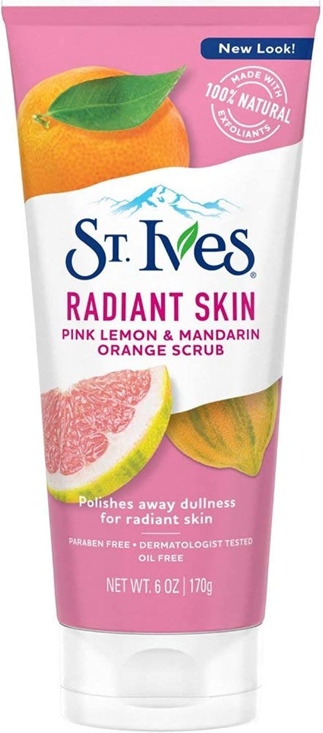 St. Ives Radiant Skin Pink Lemon and Mandarin Orange Face Scrub 170g