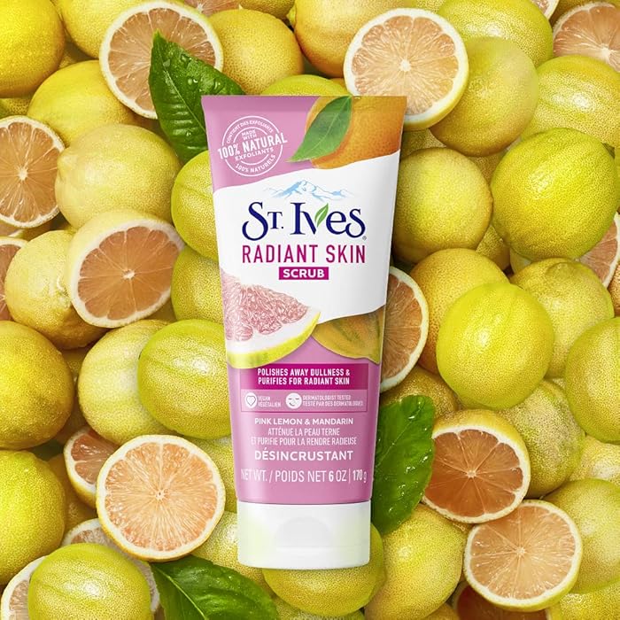 St. Ives Radiant Skin Pink Lemon and Mandarin Orange Face Scrub 170g