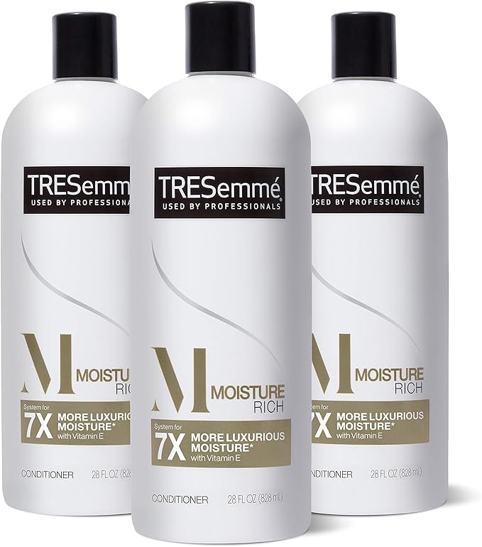 TRESemmé Conditioner Moisture for Dry Hair Moisture Rich Formulated with Vitamin E and Biotin 828ml X pack of 3