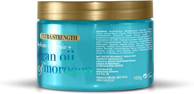 OGX Argan Oil of Morocco Hair Mask for Damaged Hair, 168g