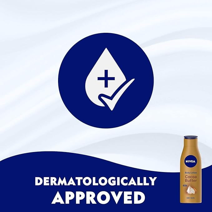 NIVEA, Body Care, Body Lotion, Cocoa Butter, Dry Skin, 2 X 250 ml