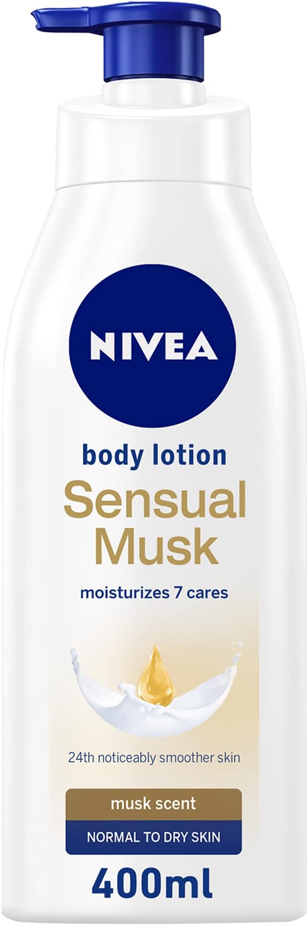 NIVEA Body Lotion Sensual Musk, Musk Scent, Normal to Dry Skin, 400ml