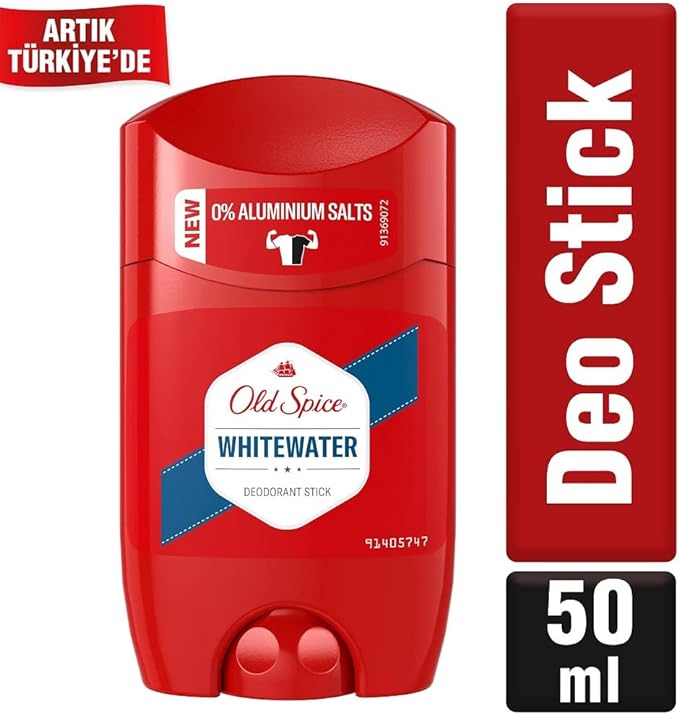 Old Spice Whitewater Deodorant Stick, 50 ml, Pack of 6