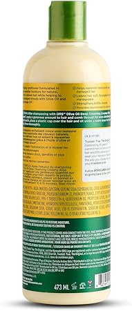 ORS Olive Oil Replenishing Conditioner infused with Sweet Orange Oil for Revitalizing Moisture (16.0 oz)