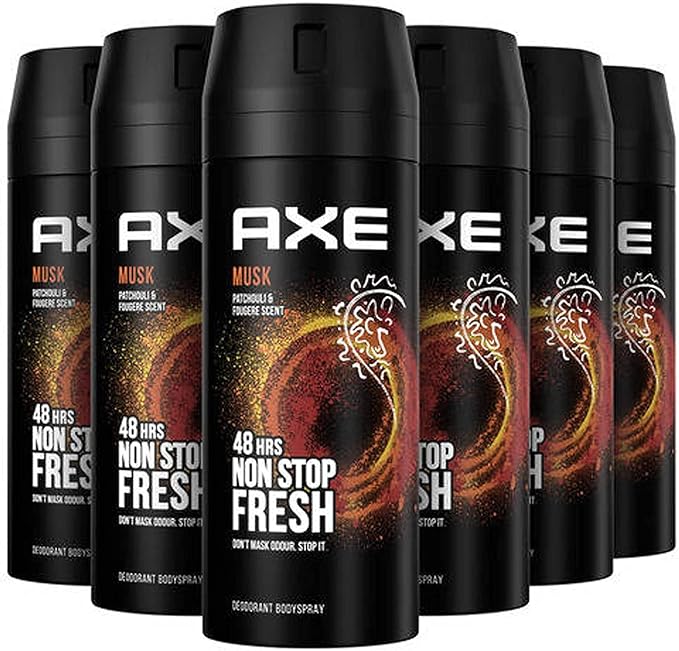 AXE Musk Deodorant Body Spray (150ml) (Pack of 6)