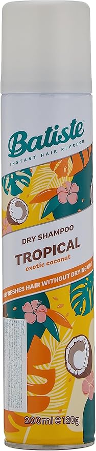 Batiste Batiste Dry Shampoo, Tropical Fragrance, 200ml, Pack Of 2