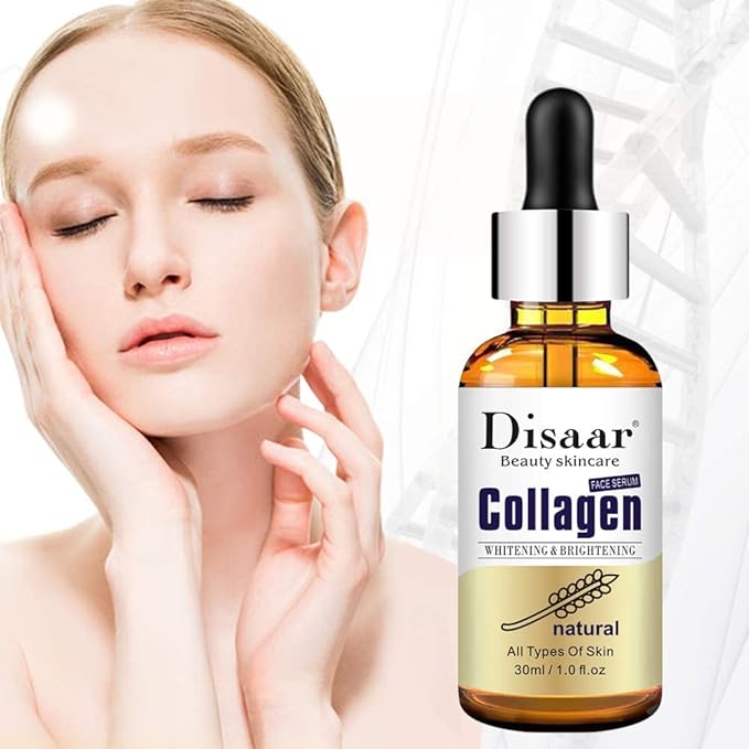 Disunie Skin Care Pure Collagen Whitening Brightening Moisturizing Anti Freckle Face Serum (30ml)