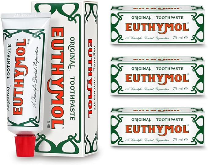 Euthymol original toothpaste 75ml X Pack of 3