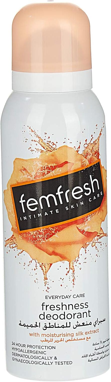 Femfresh Freshness Deodorant For Intimate Hygiene, 125 ml