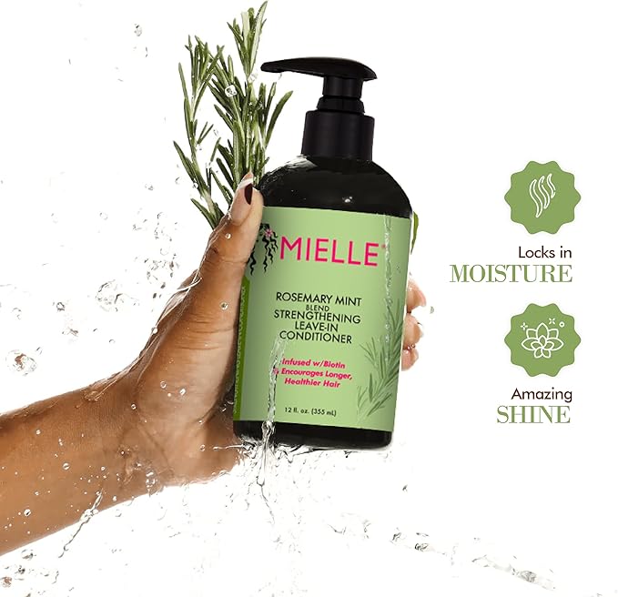 Mielle Rosemary Mint Strengthening Leave-in Conditioner,355ml