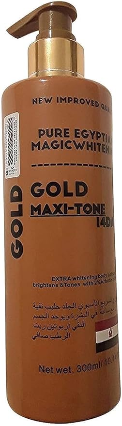 PURE EGYPTIAN MAGIC EXTRA WHITENING MAXI-TONE GOLD LOTION,300Ml