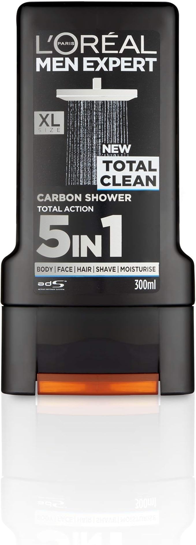 L'OREAL PARIS Men's Expert Total Clean Shower Gel 300 ml