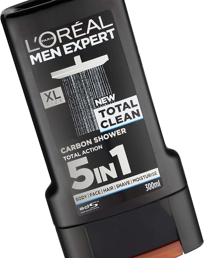 L'OREAL PARIS Men's Expert Total Clean Shower Gel 300 ml