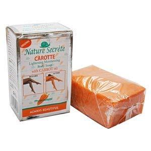 Nature Secret "CARROT"Moisturizer Body Soap Bar, 12.35 oz.