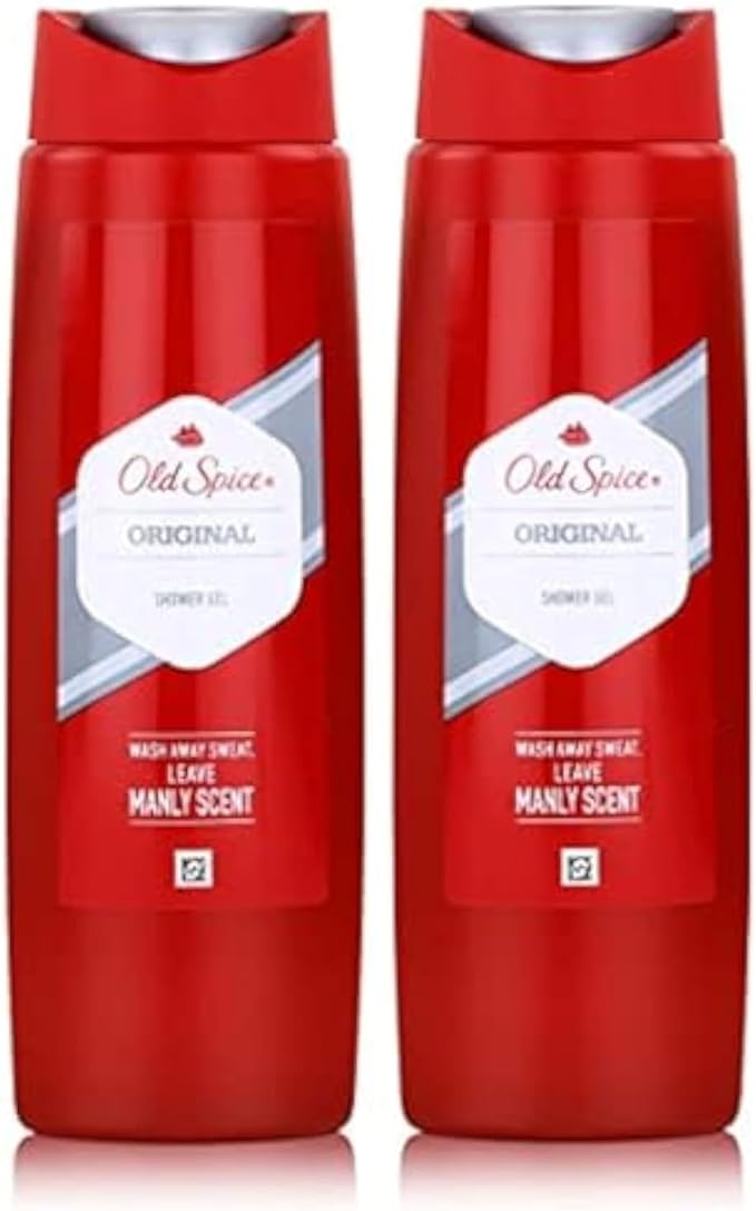 Old Spice ORIGINAL Shower Gel Men's Body Wash 250ml (2 Pack)