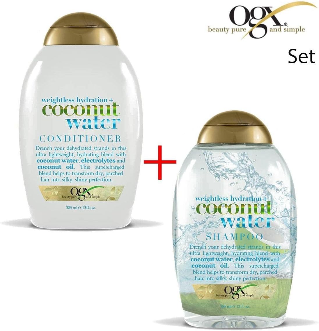 OGX Coconut Water Shampoo+ Conditioner Combo