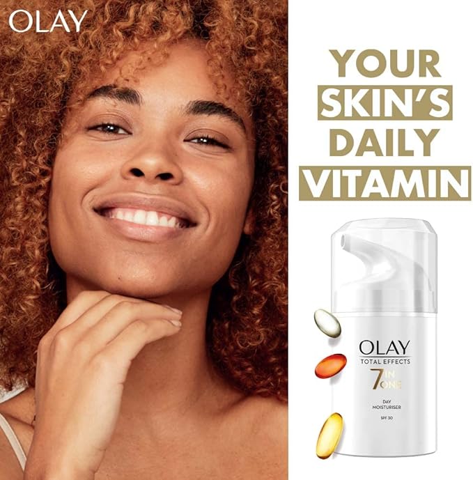 Olay Face Moisturizer Total Effects 7inOne Anti-Ageing Day Cream SPF15 with Vitamin B3 50g