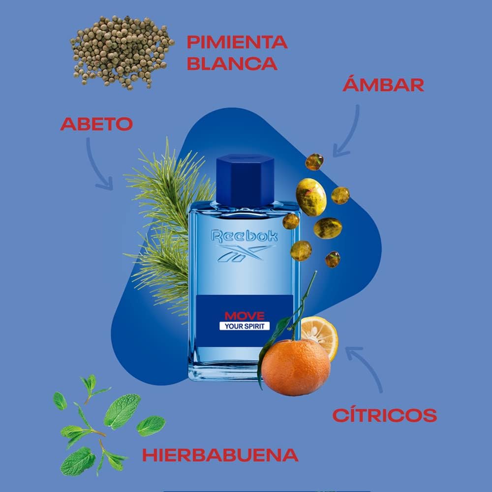 Reebok Move Your Spirit Perfumes Man Eau de Toilette 100 ml
