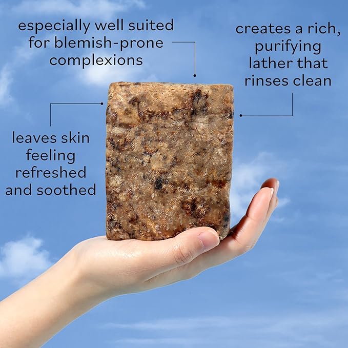 Raw Organic African Black Soap 250g