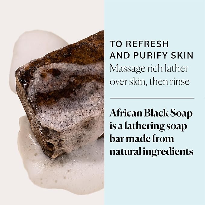 Raw Organic African Black Soap 250g