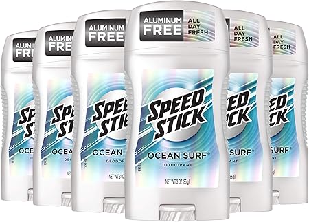 Speed Stick Deodorant for Men, Ocean Surf - 85g X pack of 6