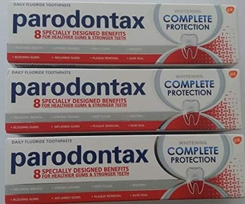 Parodontax Complete Protection Whitening Toothpaste 75 Ml X Pack of 3