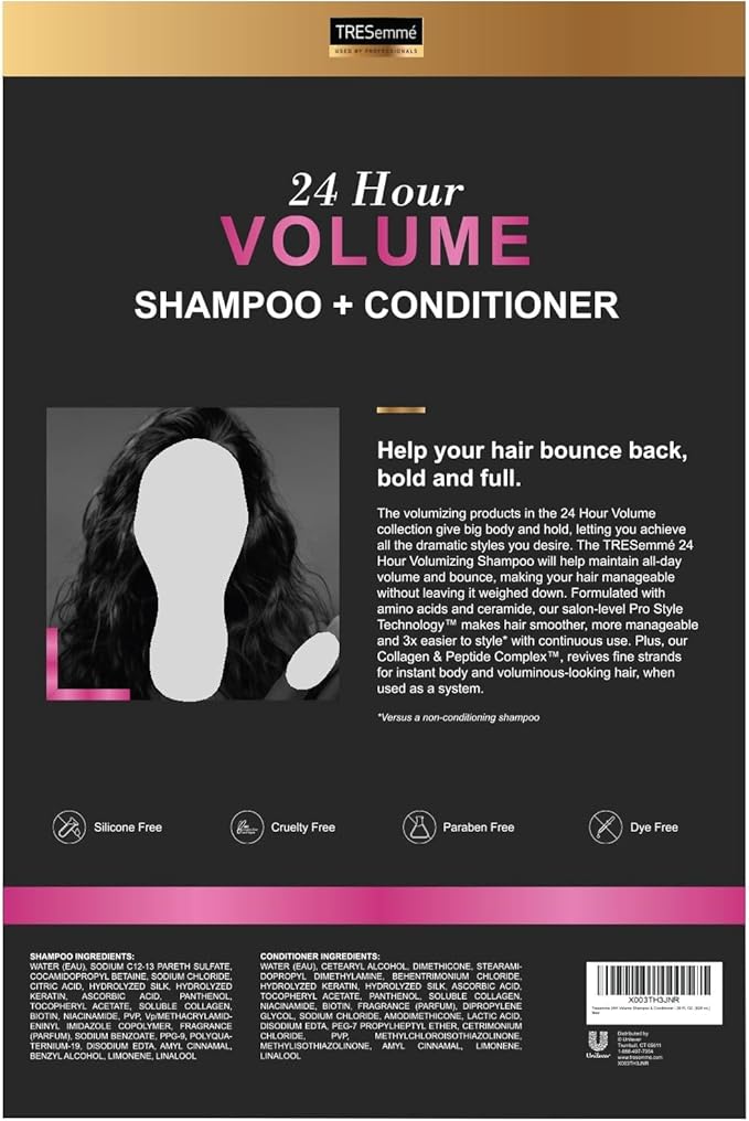 Tresemme' Healthy Volume Shampoo & Conditioner 828ml