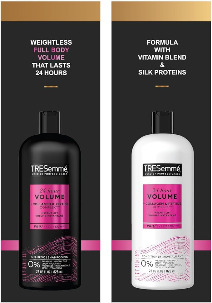 Tresemme' Healthy Volume Shampoo & Conditioner 828ml